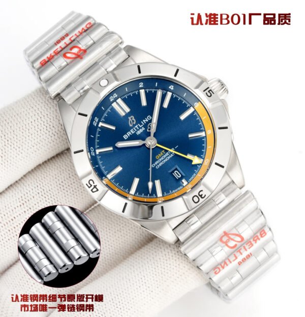 best replica luxury Breitling watches Men's high quality imitation Chronomat 1071780209 - Image 2