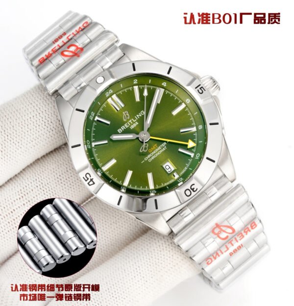 best replica luxury Breitling watches Men's high quality imitation Chronomat 1071780209 - Image 4