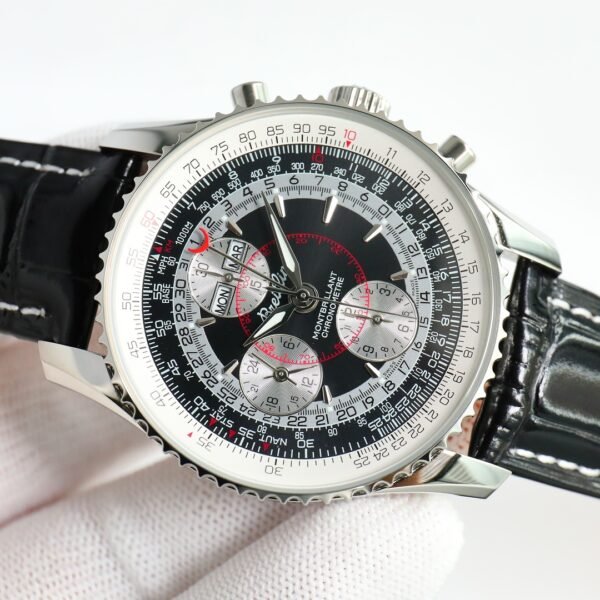 best replica luxury Breitling watches Men high quality imitation Montbrillant 1076001545 - Image 5